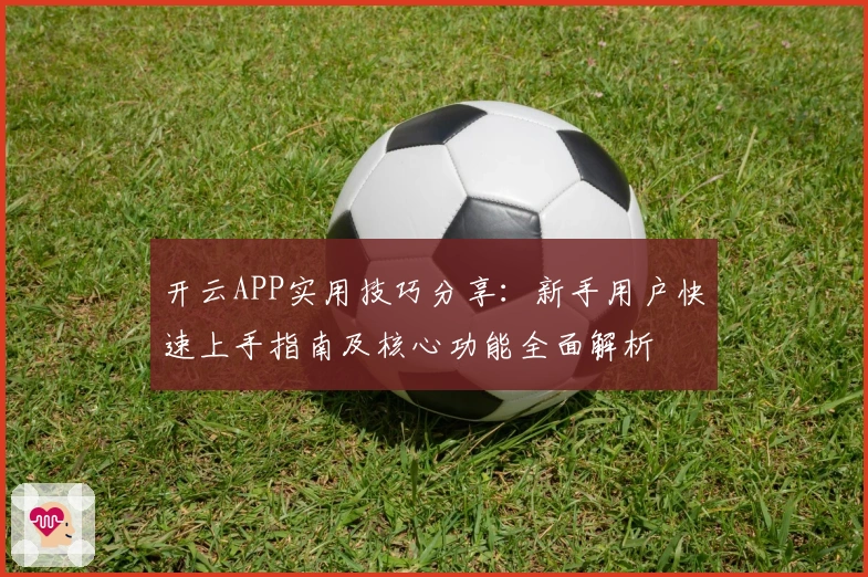 开云APP实用技巧分享：新手用户快速上手指南及核心功能全面解析